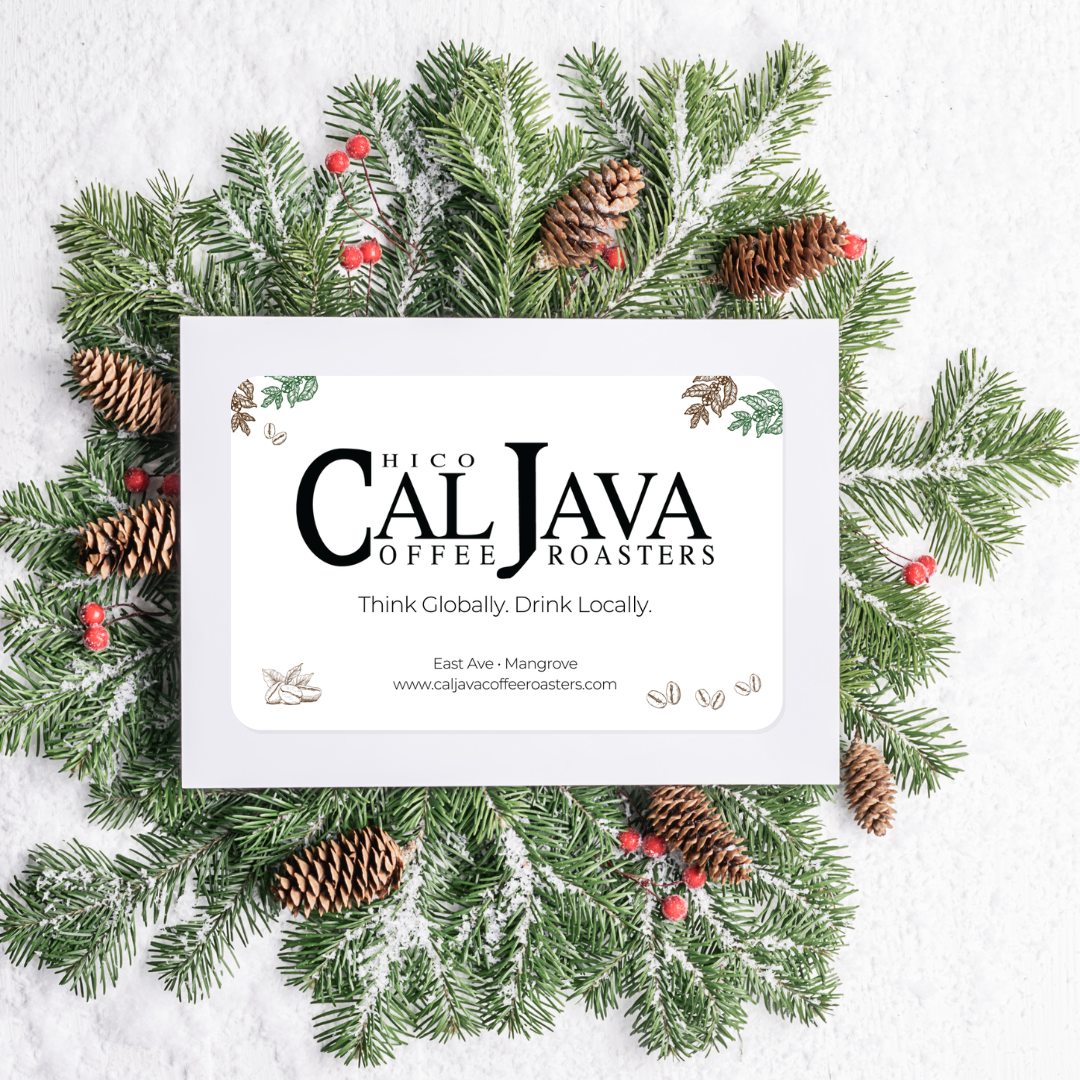 Gift Certificate Cal Java Coffee Roasters