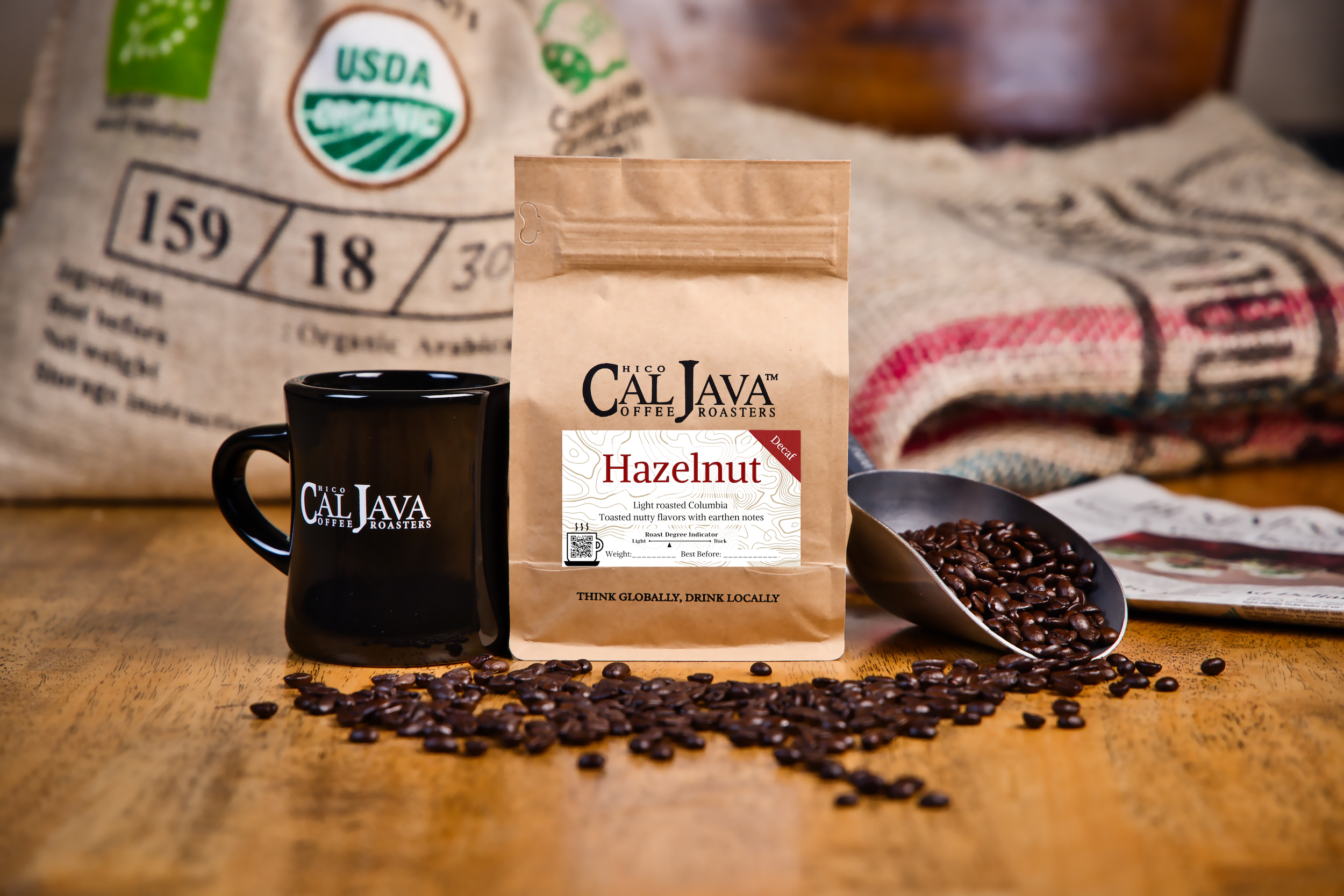 Java Coffee Decaf Fresh Roasted Decaf Hazelnut Coffee Beans – Cal Java Coffee Roasters