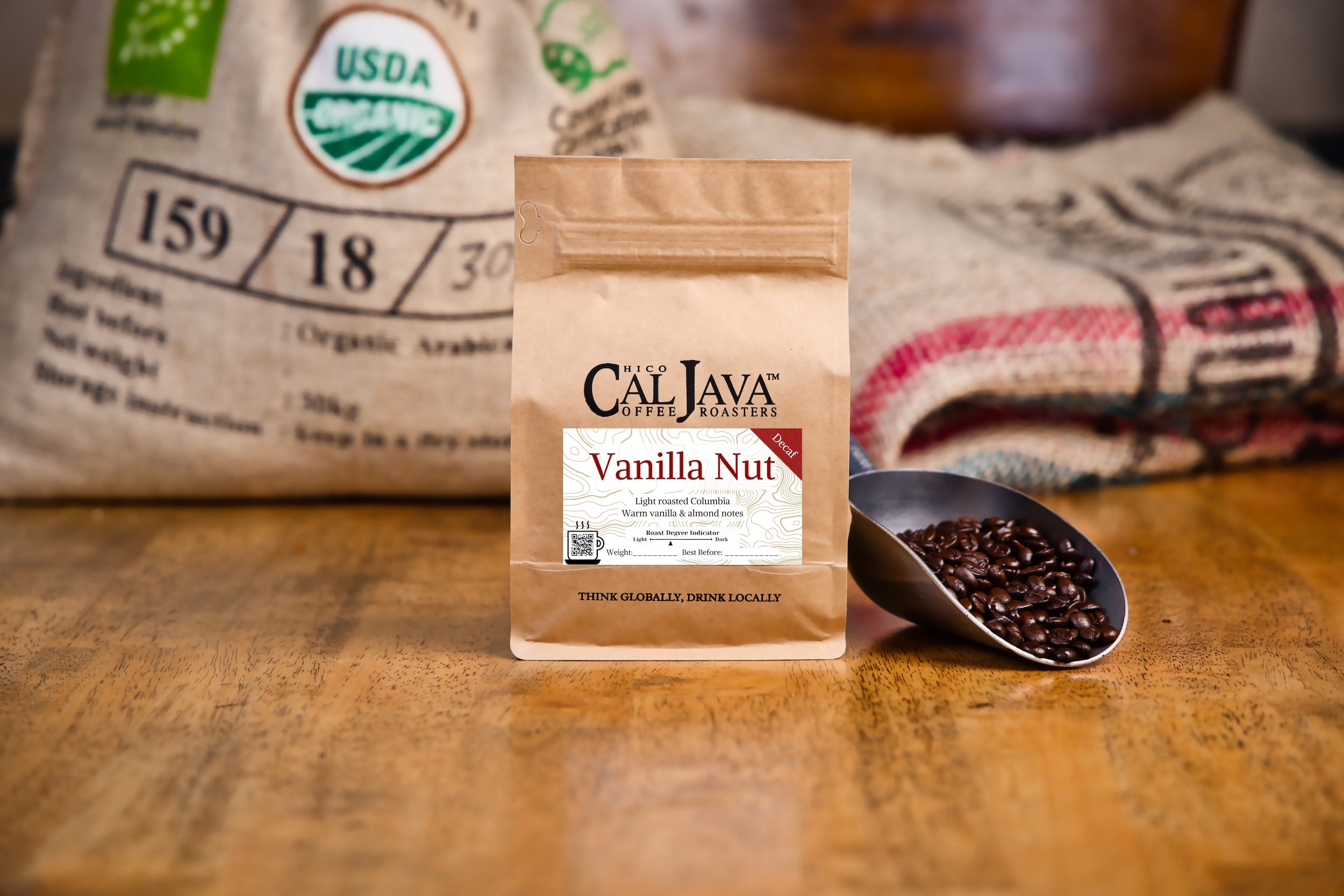 Java Coffee Decaf Fresh Roasted Decaf Vanilla Nut Coffee Beans – Cal Java Coffee Roasters