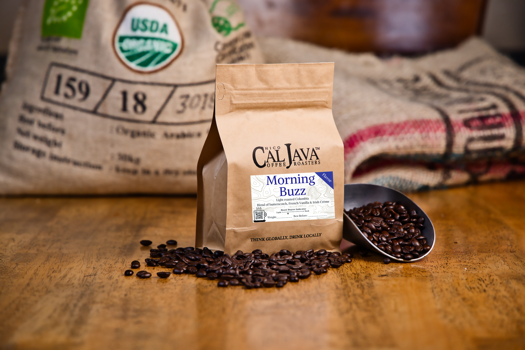 Morning Java Coffee Fresh Roasted Morning Buzz Coffee Beans – Cal Java Coffee Roasters